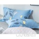 KLGG Cotton Pillowcase and Pillow Set Double Student Cotton Pillow Protection Cervical Pillow Light Blue - B07VPK43L2